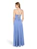 Vera Mont Abendkleid mit Wasserfallausschnitt in Smoky Lavender