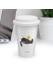 Mr. & Mrs. Panda Coffee To Go Becher Stinktier Ball ohne Spruch in Weiß