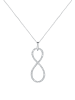 Elli Halskette 925 Sterling Silber Infinity in Silber