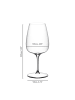 RIEDEL Glas 6er Set Cabernet / Merlot / Cocktail Weingläser Grape in 830 ml in transparent