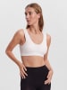 Vero Moda Bustier Ripp BH 2-er Pack Soft Cups ohne Bügel VMAGNES in Schwarz-Weiß