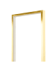 Beliani Stehleuchte PATRICIO in Gold/Braun - (W) 20 x (H) 140 x (L) 10 cm
