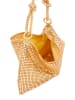 faina Women Handbag in Gold