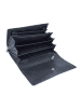 Greenland Nature Black Nappa Geldbörse RFID Leder 16 cm black