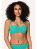 Linga Dore Linga Dore Balconette Bikini top in Deep green