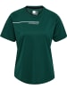 Hummel Sportshirt "Hmlcourt Light Weight T-Shirt W" in Grün