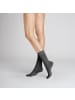 Hudson Socken Relax Cotton druckfreier Bund in Grau-mel.