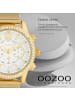 Oozoo Analog-Armbanduhr Oozoo Timepieces gold groß (ca. 40mm)