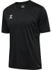 Hummel T-Shirt "Hmlessential Jersey S/S" in Schwarz