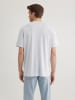 Mavi Jeans Kurzarm-T-Shirt mit Rundhalsausschnitt und Logo in Hellblau