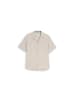Tom Tailor Halbarmhemd in cashew beige stripe