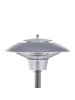 Beliani Terrassenstrahler ASKJA in Silber - (W) 45 x (H) 205 x (L) 45 cm