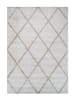 Kayoom Kurzflor Teppich Luxury 210 in elfenbein - taupe - rechteckig