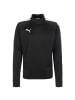 Puma Sweatshirt TeamLIGA 1/4 Zip in schwarz / weiß