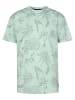 Petrol Industries T-Shirt mit Allover-Print Agave in Grün
