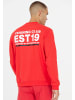 Virtus Sweatshirt Dereck in 4148 Tomato