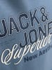 JACK & JONES Junior Kapuzensweatshirt JJELOGO SWEAT HOOD JNR in blue mirage