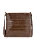 Nobo Bags Schultertasche Croco in brown
