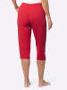 Sieh an! Capri-Freizeithose in erdbeere