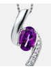 Diamant L'éternel Halskette aus 375 Weißgold mit Diamant mit Amethyst