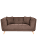 Beliani 3-tlg 2-Sitzer Sofa HABO in Braun