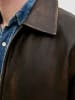 Jack & Jones Lederjacke in Chocolate Torte