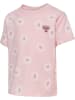 Hummel Shirt "Hmlmini Loose Flower T-Shirt S/S" in Rosa