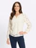 Heine Spitzenbluse in champagner