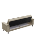 58 aufm Kessel SOFA 3-Sitzer mit Bettfunktion Kaycee Samtvelours sahara