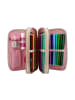 Depesche 3-Fach Federtasche CLASSIC inkl. Stifte Miss Melody in 7,5 x 13 x 20 cm in rosa