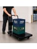 relaxdays Transportwagen in Schwarz - 300 kg
