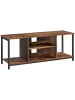 VASAGLE TV-Schrank Barnet in Braun-Schwarz - (B)120 x (H)50 x (T)40 cm