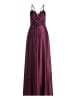 Vera Mont Abendkleid mit Stickerei in Prune Wine