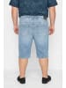 Men Plus Bermuda in bleached denim
