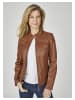 7eleven Lederjacke SEMILA in cognac