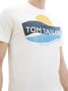 Tom Tailor T-Shirt WATER SEASON in Weiß