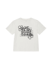 s.Oliver T-Shirt kurzarm in Creme-weiß