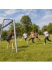 relaxdays Fußballtor "mit Torwand" in Grau - (B)240 x (H)160 x (T)90 cm