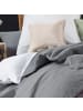 Erwin Müller Halbleinen, Leinen / Halbleinen Bettwäsche Deggendorf in silber