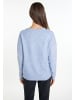 usha WHITE LABEL Strickpullover in Blau Melange