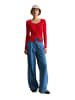 Marc O'Polo DENIM Rippstrick-Cardigan slim in Carmine Red