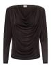 Kaffe Langarm-Bluse KAgina Regular fit in Black Coffee
