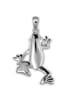 Teenie-Weenie Kettenanhänger in 925er Sterling Silber ca. 2,1cm