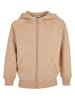 Urban Classics Zip-Kapuzenpullover in unionbeige