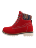 Ital-Design Stiefelette in Rot