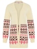 Kangaroos Longstrickjacke in offwhite-bordeaux