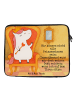 Mr. & Mrs. Panda Laptop Bag Einhorn Prinzessin Design mit Spruch in Weiß