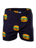 Happy Shorts Web-Boxershorts 3er Pack in Burger/Pizza/Bier