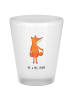 Mr. & Mrs. Panda Schnapsglas Fuchs Laterne ohne Spruch in Transparent