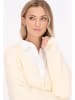 DreiMaster Klassik Damen Cardigan in Wollweiss
